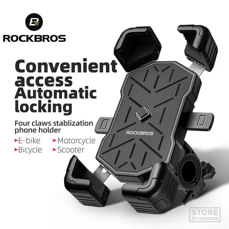 ROCKBROS Bike Phone Holder 360° View Universal Bicycle Phone Holder 4.5-7.2inch Mobile Phone Stand Shockproof Motorcycle Bracket
ROCKBROS Bike Phone Holder 360° View Universal Bicycle Phone Holder 4.5-7.2inch Mobile Phone Stand Shockproof Motorcycle Bracket