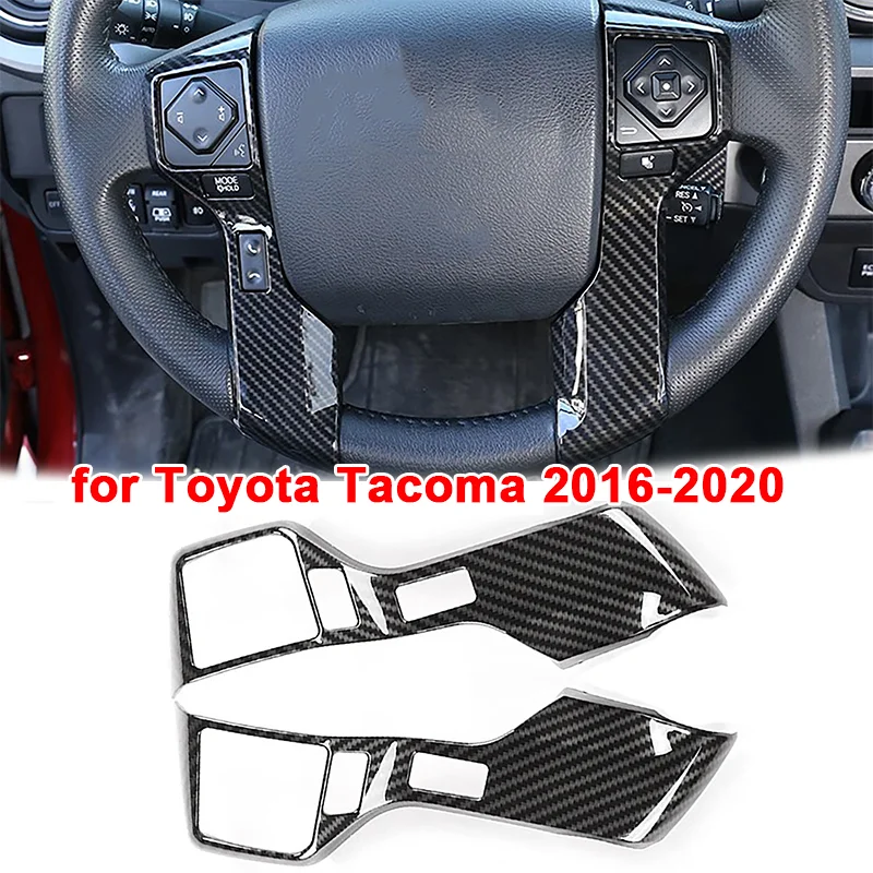 ABS Carbon Fiber Steering Wheel Button Cover Trim Decorative Frame fit for Toyota Tacoma 2016-2020
ABS Carbon Fiber Steering Wheel Button Cover Trim Decorative Frame fit for Toyota Tacoma 2016-2020