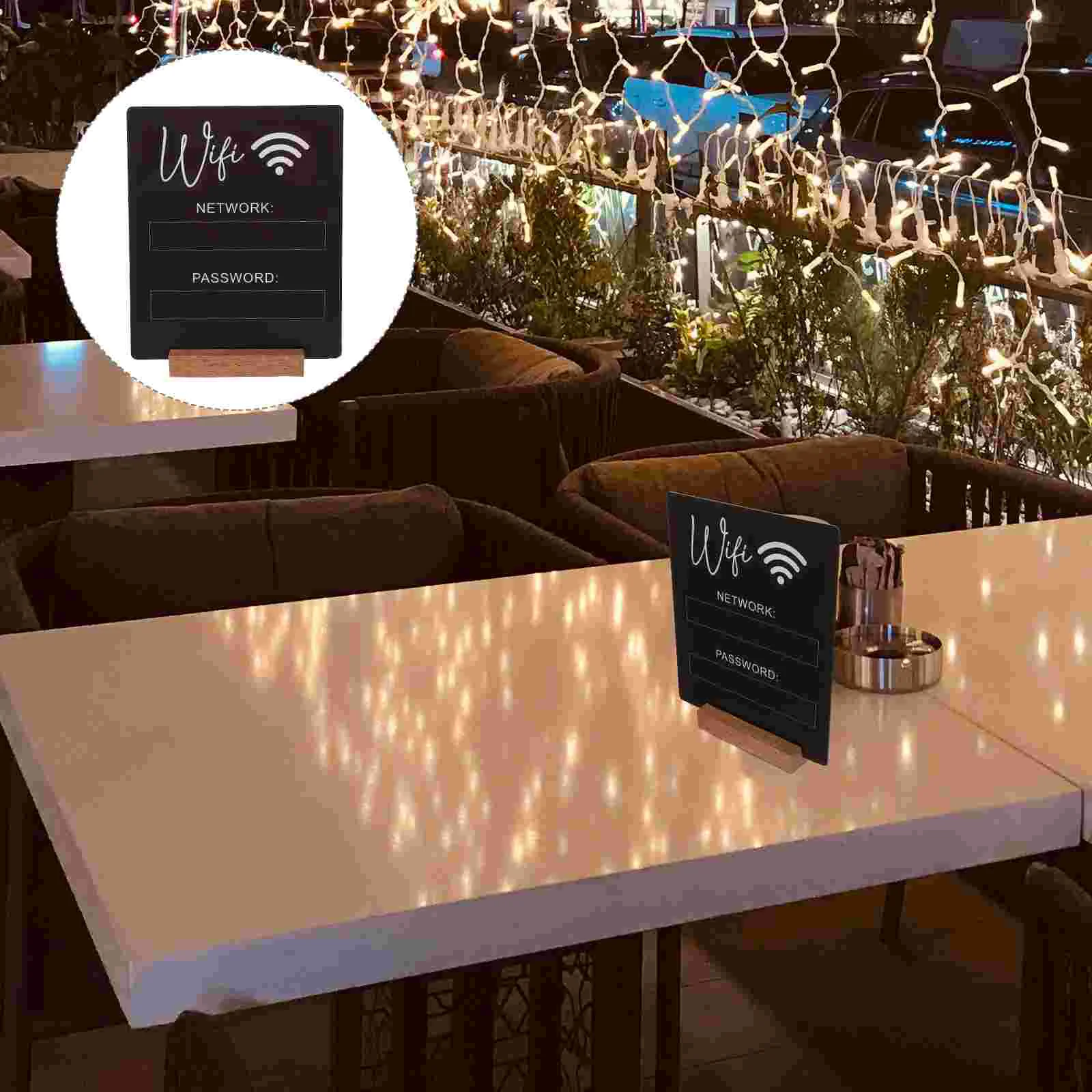 Desk Wifi Sign Password Reminder Hotel Wireless Network Decor Table Account Guest Room Decorate
Desk Wifi Sign Password Reminder Hotel Wireless Network Decor Table Account Guest Room Decorate