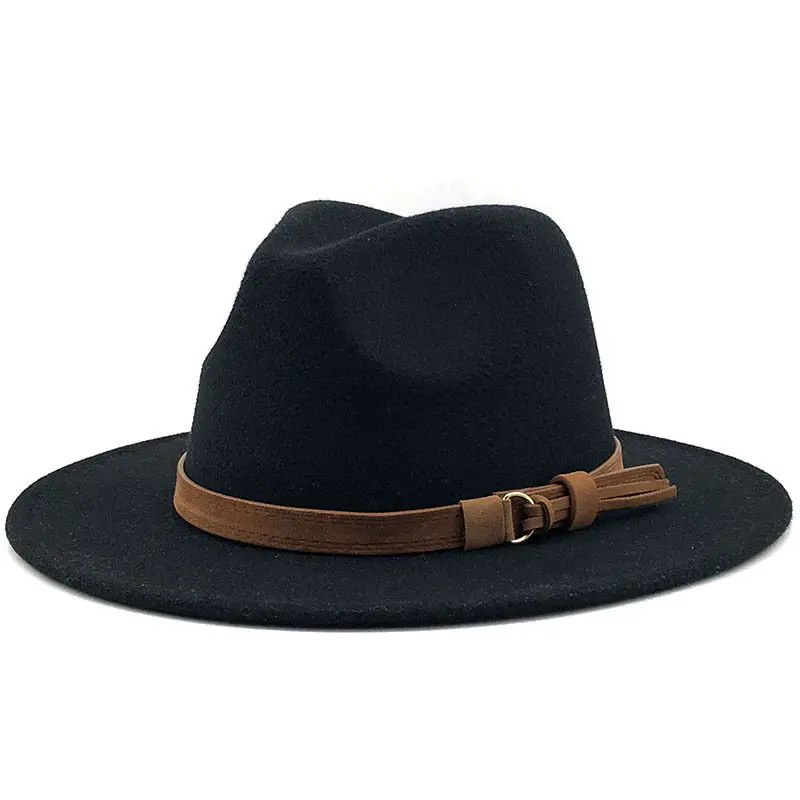 Fedora Hats For Women Men Wide Brim Multicolor Women Band Belt Classic Formal Dress Solid Color Winter Caps Sombreros De Mujer
Fedora Hats For Women Men Wide Brim Multicolor Women Band Belt Classic Formal Dress Solid Color Winter Caps Sombreros De Mujer