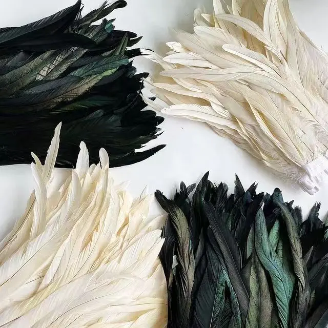 2Yard Natural Rooster Feather Tail Trim 10-12'' For Needlework White Plumas Fringe Ribbon Carnival Wedding Clothing Decoration
2Yard Natural Rooster Feather Tail Trim 10-12'' For Needlework White Plumas Fringe Ribbon Carnival Wedding Clothing Decoration
