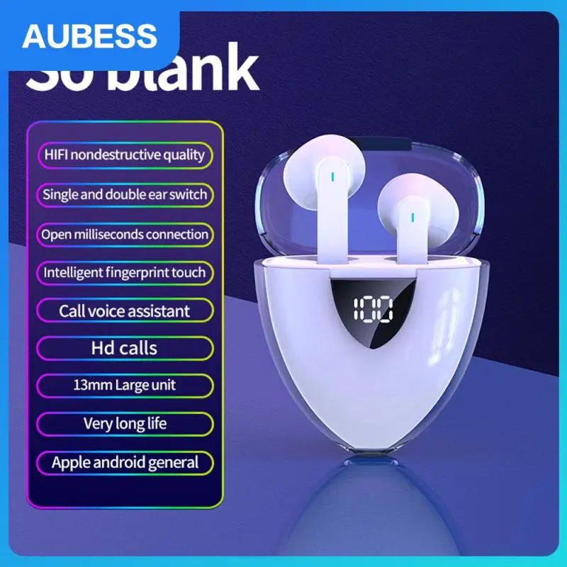 Wireless Headset Digital Displays 52.00g Headset Dual Host High Color Value Earphone Wireless Earphone 300ma
Wireless Headset Digital Displays 52.00g Headset Dual Host High Color Value Earphone Wireless Earphone 300ma