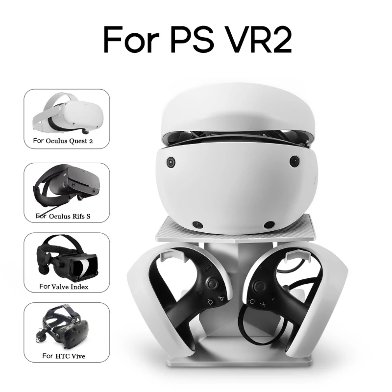 VR Stand Holder for PS VR2 Headset Display HolderS Controller Storage Racks Desk Display Stand VR Headset Mount B36A
VR Stand Holder for PS VR2 Headset Display HolderS Controller Storage Racks Desk Display Stand VR Headset Mount B36A