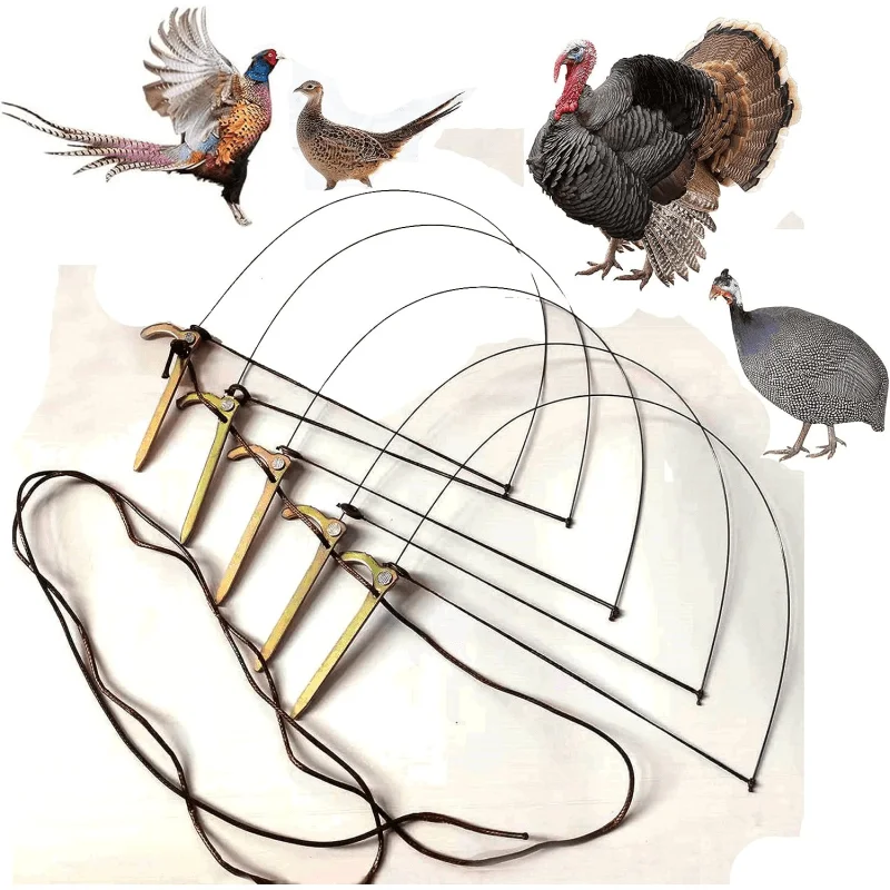 Professional Bird Trap for Chicken, Pheasant,Wild Duck, Partridge Mallard and Other Medium-Sized Birds Tying Birds' feet
Professional Bird Trap for Chicken, Pheasant,Wild Duck, Partridge Mallard and Other Medium-Sized Birds Tying Birds' feet