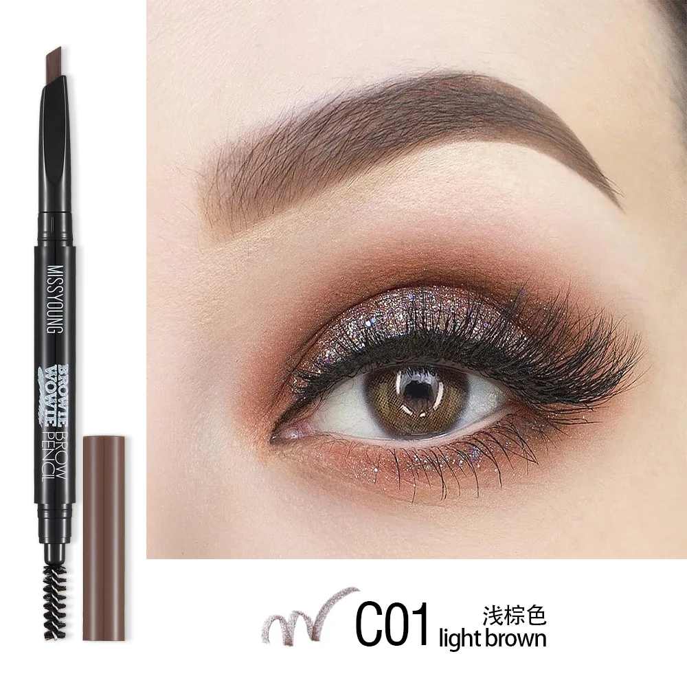 Eyebrow Pencil Automatic Double-Headed Waterproof And Sweat-Proof Lasting And Easy To Color With Brush Makeup Eyebrow Products
Eyebrow Pencil Automatic Double-Headed Waterproof And Sweat-Proof Lasting And Easy To Color With Brush Makeup Eyebrow Products
