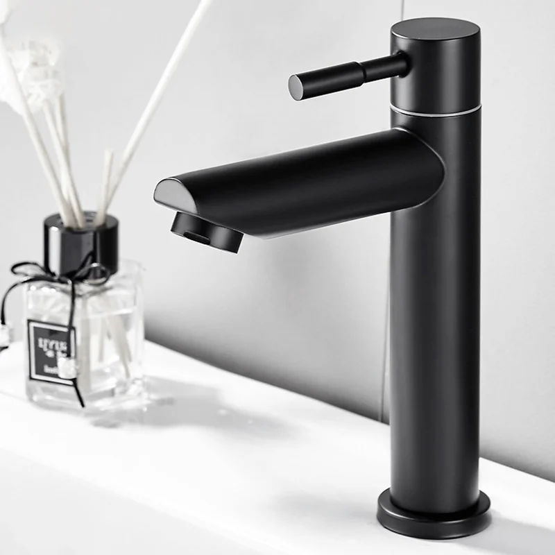Black Kitchen Sink Faucet Stainless Steel Washbasin Faucets Single Cold Water Tap for Kitchen Bathroom Basin Water Taps
Black Kitchen Sink Faucet Stainless Steel Washbasin Faucets Single Cold Water Tap for Kitchen Bathroom Basin Water Taps