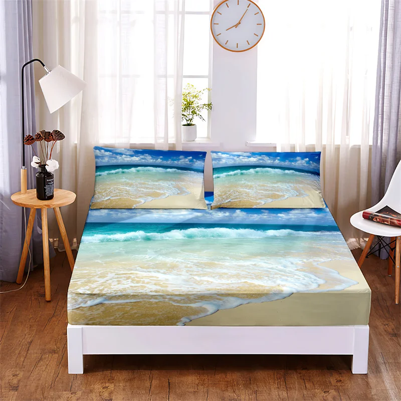 Scenery,seascape 3pc Polyester Bedding Solid Fitted Sheet Mattress Cover Four Corners with Elastic Band Bed Sheet(2 Pillowcases)
Scenery,seascape 3pc Polyester Bedding Solid Fitted Sheet Mattress Cover Four Corners with Elastic Band Bed Sheet(2 Pillowcases)