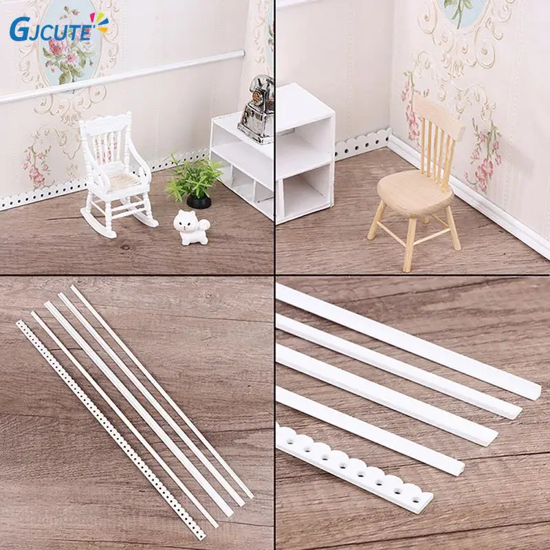 8pcs Wood Trim Skirting Line/Waist Line/Top Line For 1:6/1:12 Dollhouse Miniature Doll House Furniture Decor Toy Dollhouse Decor
8pcs Wood Trim Skirting Line/Waist Line/Top Line For 1:6/1:12 Dollhouse Miniature Doll House Furniture Decor Toy Dollhouse Decor