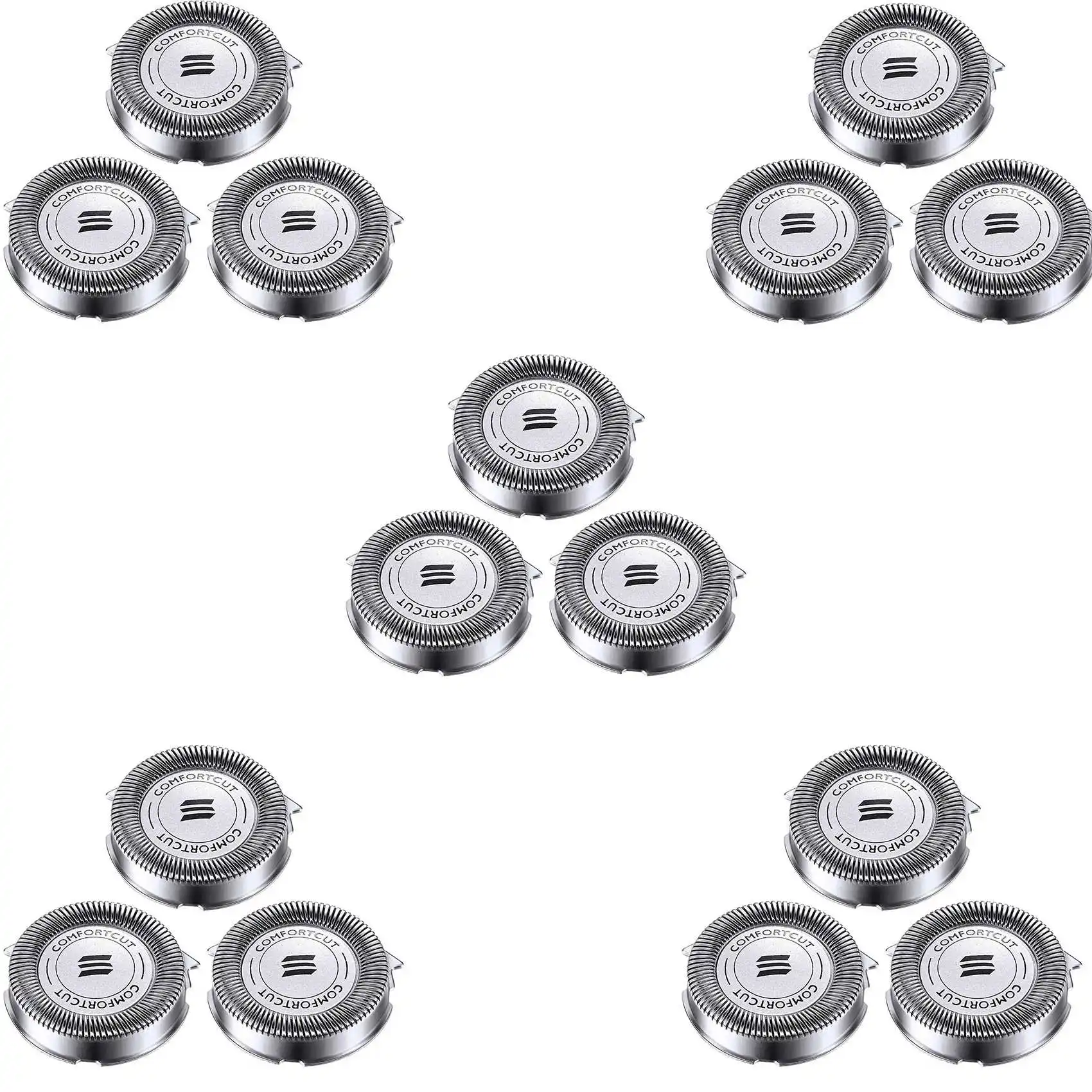 

15Pcs SH30/50/52 Shaver Replacement Heads for Philips Electric Shaver Series 1000, 2000, 3000, 5000 Blade Head