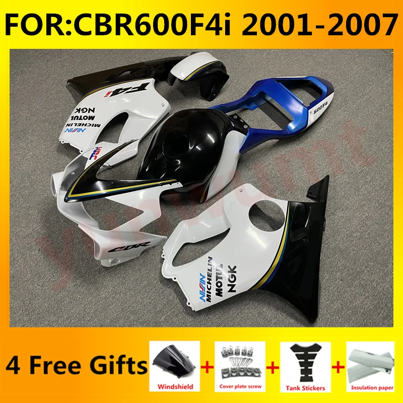 Motorcycle Fairings kit fit for CBR600 F4i CBR 600 CBR600F4i 2001 2002 2003 2004 2005 2006 2007 full Fairing kits set blue white
Motorcycle Fairings kit fit for CBR600 F4i CBR 600 CBR600F4i 2001 2002 2003 2004 2005 2006 2007 full Fairing kits set blue white