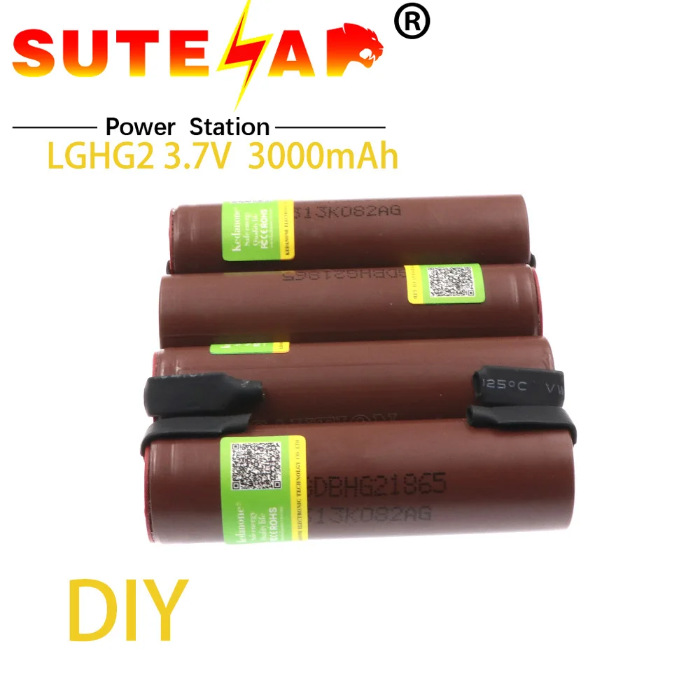 100%Original for LG Hg2 18650 3000 mAh electronic cigarette high discharge rechargeable battery, 30A high current + DIY nickel
100%Original for LG Hg2 18650 3000 mAh electronic cigarette high discharge rechargeable battery, 30A high current + DIY nickel