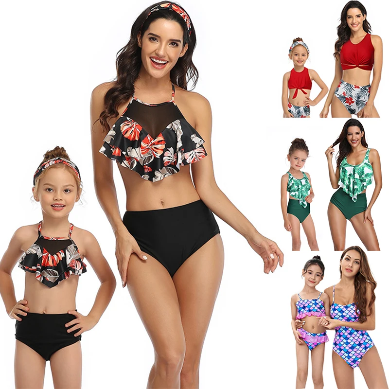 HH Mother and Daughter Swimsuit Swimwear Bikini summer dress family bathing suit Matching Outfits Kids Girl Beach Swimsuit
HH Mother and Daughter Swimsuit Swimwear Bikini summer dress family bathing suit Matching Outfits Kids Girl Beach Swimsuit