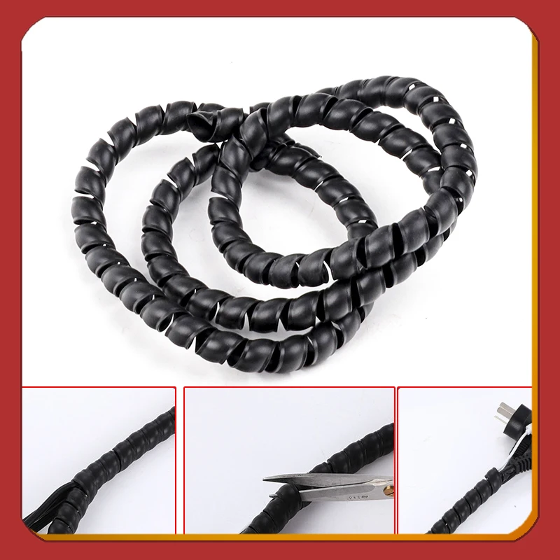 1/2/3/4/5M Winding Tube Line Organizer Flexible Spiral Wrap Winding Cable Wire Protector Cable Sleeve Cover Tube
1/2/3/4/5M Winding Tube Line Organizer Flexible Spiral Wrap Winding Cable Wire Protector Cable Sleeve Cover Tube