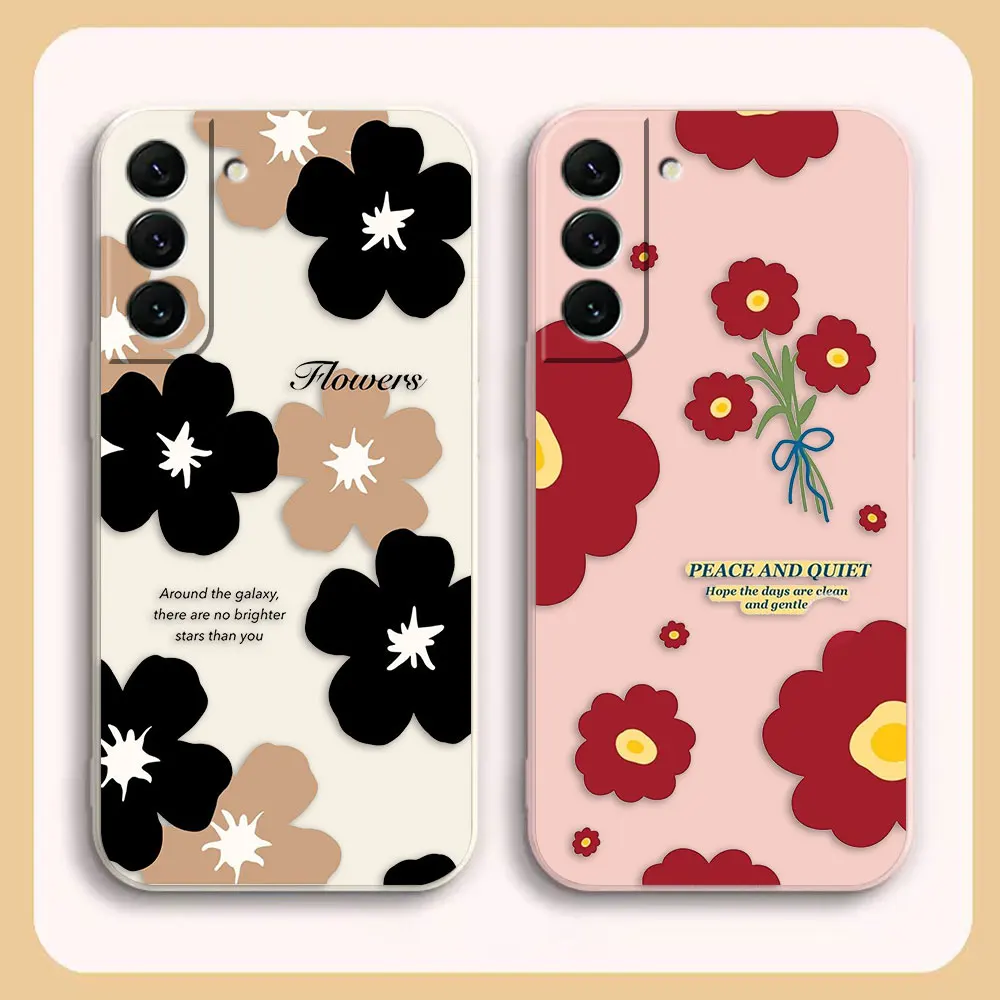 Case For Samsung Galaxy S23 S21 S20 FE S11 S11E S10 S9 Ultra Plus 4G 5G Liquid silicone Case Flowers Hope Peace
Case For Samsung Galaxy S23 S21 S20 FE S11 S11E S10 S9 Ultra Plus 4G 5G Liquid silicone Case Flowers Hope Peace