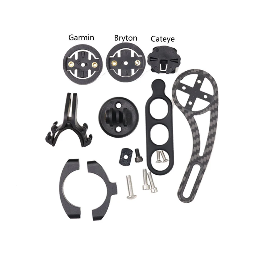 Carbon Fiber Bike Bicycle Computer Mount Holder For Go Pro/GARMIN/Bryton/Cateye Cycling Handlebar Stem Mounting Brackets
Carbon Fiber Bike Bicycle Computer Mount Holder For Go Pro/GARMIN/Bryton/Cateye Cycling Handlebar Stem Mounting Brackets