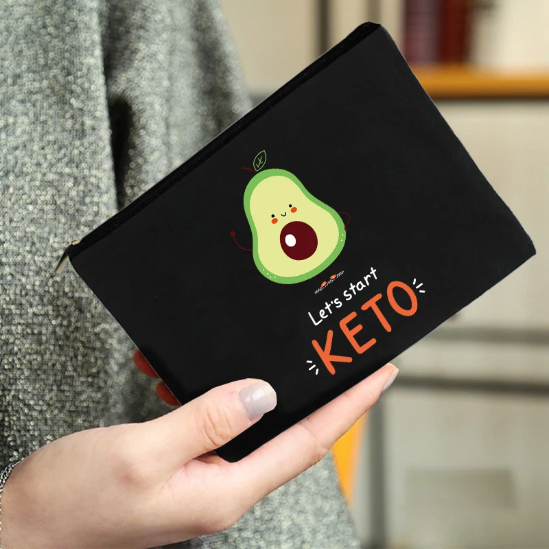 Women Cosmetic Bags avocado Girl Makeup Bag Travel Organizer Clutch Student Pencil Bag Party Gift Cartoons Anime Bags 
Women Cosmetic Bags avocado Girl Makeup Bag Travel Organizer Clutch Student Pencil Bag Party Gift Cartoons Anime Bags