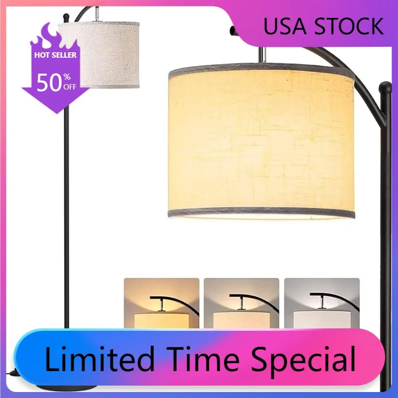 Standing lamp with Linen lampshade for Bedroom, Office, addlon Floor Lamp for Living Room with 3 Color Temperatures,
Standing lamp with Linen lampshade for Bedroom, Office, addlon Floor Lamp for Living Room with 3 Color Temperatures,