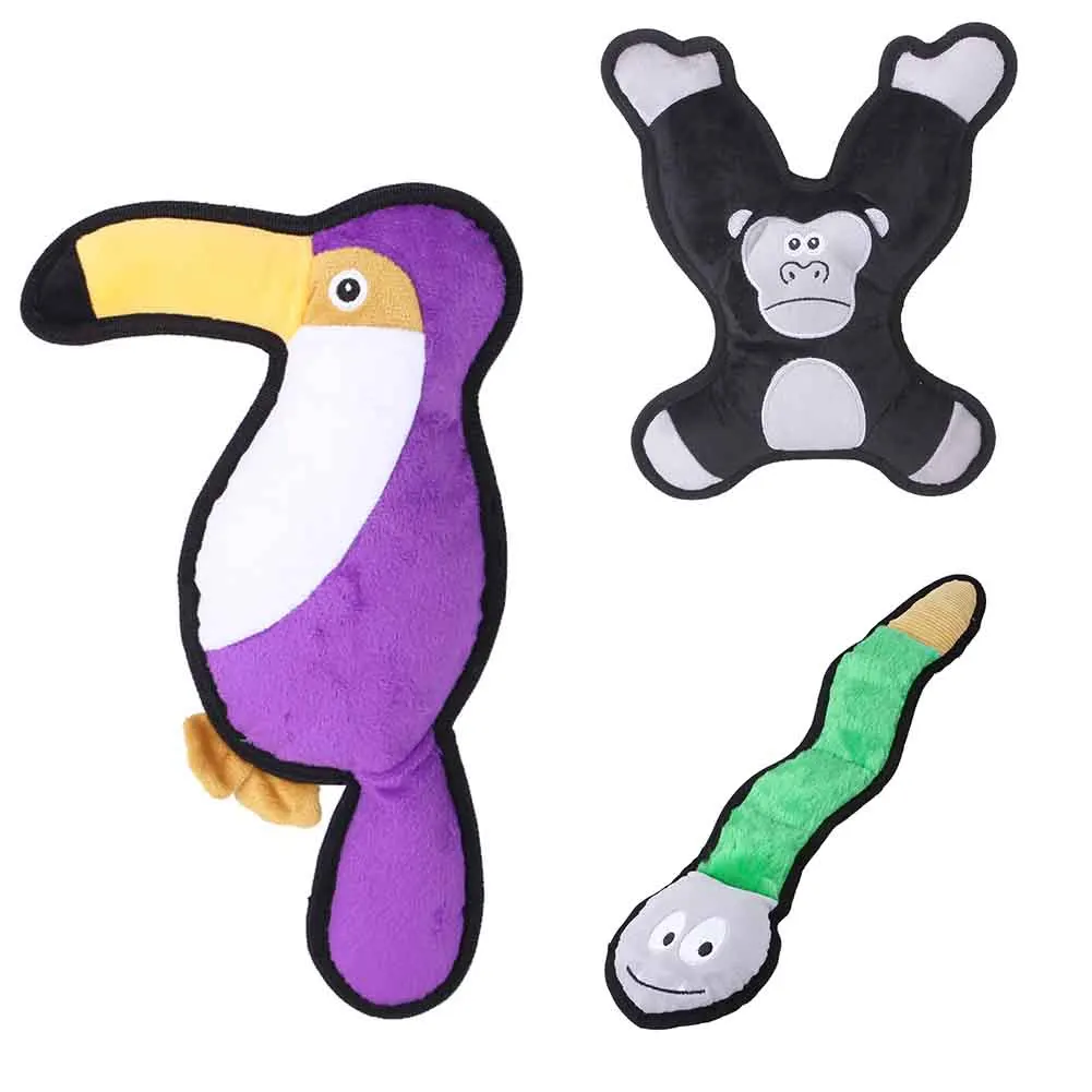 Funny Plush Dog Toys Cute Animals Shape Squeaky Pet Puppy Chew Interactive Toy Bite Resistant Cat Dogs Molar Sounding Toys
Funny Plush Dog Toys Cute Animals Shape Squeaky Pet Puppy Chew Interactive Toy Bite Resistant Cat Dogs Molar Sounding Toys