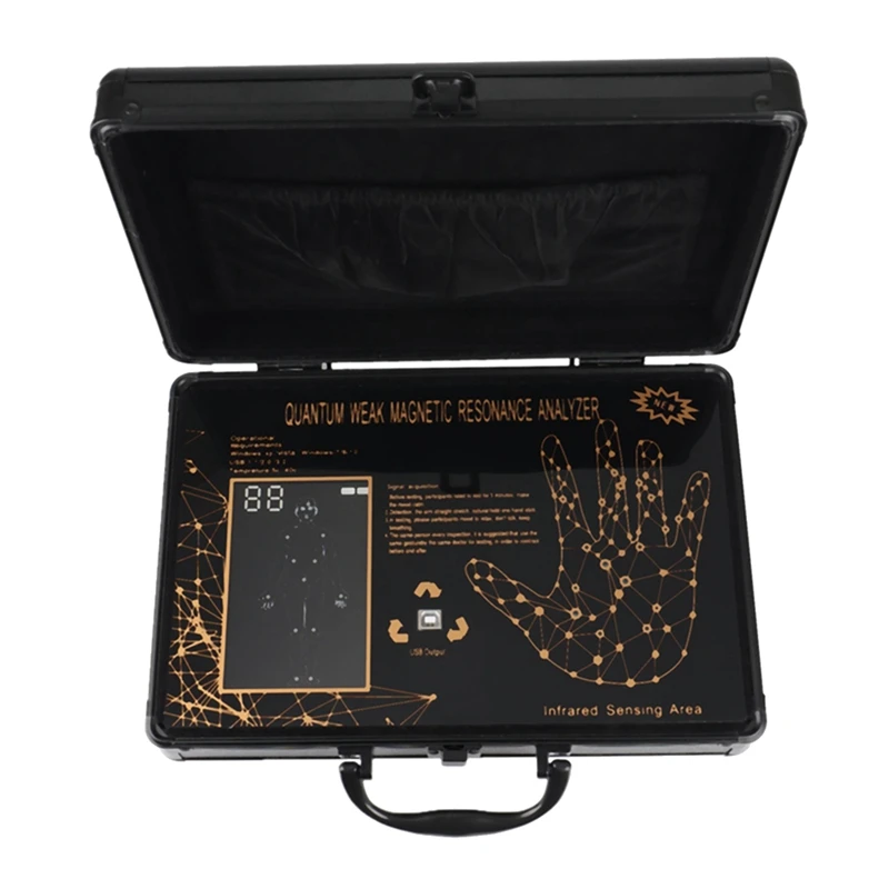 Quantum Resonance Magnetic Body Health Detector/Analyzer Palm Touch Version For Sub-Health Test Palm Touch Version
Quantum Resonance Magnetic Body Health Detector/Analyzer Palm Touch Version For Sub-Health Test Palm Touch Version