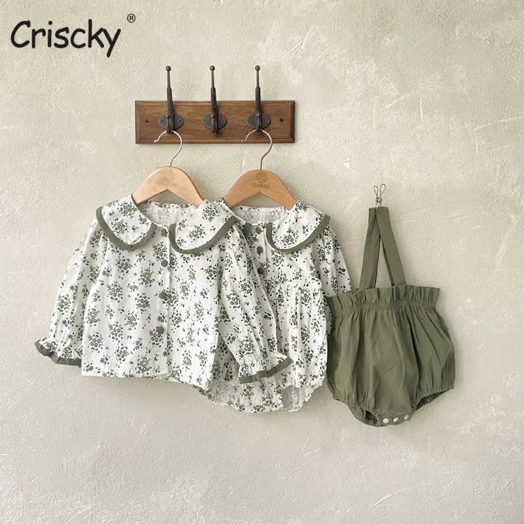 Criscky 2022 Baby Girls Clothes Infant Girls Clothes Set Long Sleeve Toddler Girls Suit Children's Jumpsuit + Overalls Clothing
Criscky 2022 Baby Girls Clothes Infant Girls Clothes Set Long Sleeve Toddler Girls Suit Children's Jumpsuit + Overalls Clothing