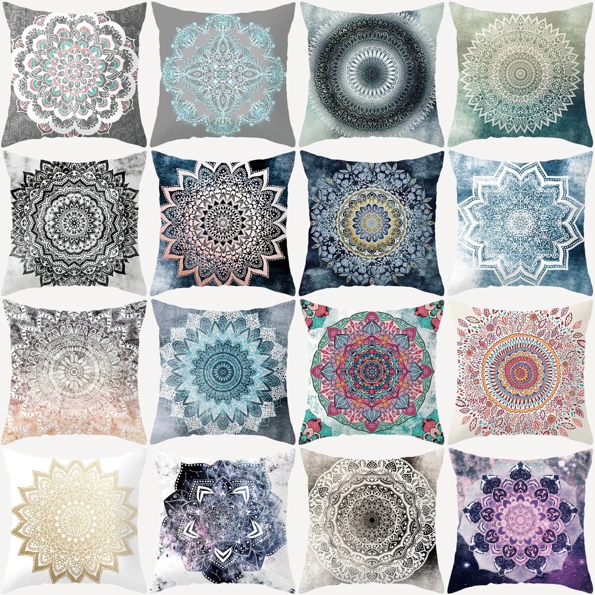 Bohemia Mandala Geometry Pillow Cover Double Sided Printing Cushion Cover for Bedroom Sofa Decor
Bohemia Mandala Geometry Pillow Cover Double Sided Printing Cushion Cover for Bedroom Sofa Decor