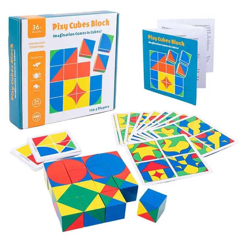Wooden Space Logical Thinking Building Blocks Toy Puzzle Early Education Cube Space Imagination Training For Kids
Wooden Space Logical Thinking Building Blocks Toy Puzzle Early Education Cube Space Imagination Training For Kids