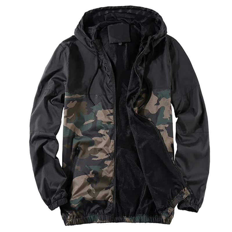 

Куртка мужская тактическая, теплая ветровка в стиле милитари, пэчворк, камуфляжная армейская верхняя одежда, весна-осень