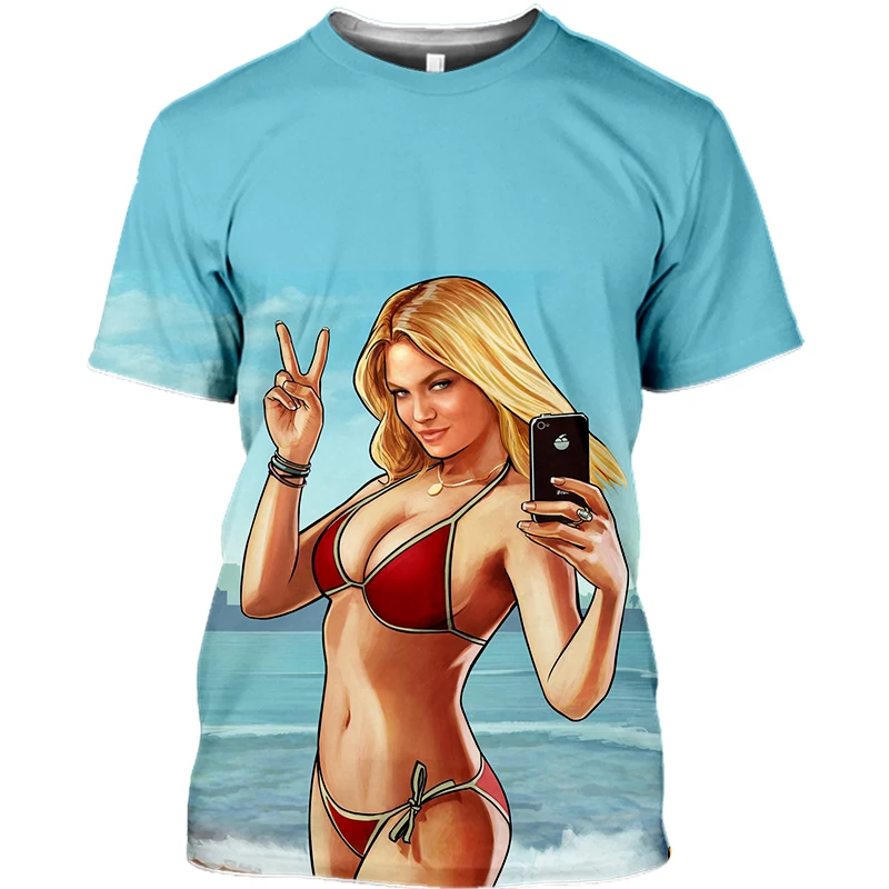 Grand Theft Auto GTA 5 Kids Summer Cool Girls Boys Cartoon T-Shirts Colorful 3D Printing Personalized Clothing Parent-Child Tops
Grand Theft Auto GTA 5 Kids Summer Cool Girls Boys Cartoon T-Shirts Colorful 3D Printing Personalized Clothing Parent-Child Tops