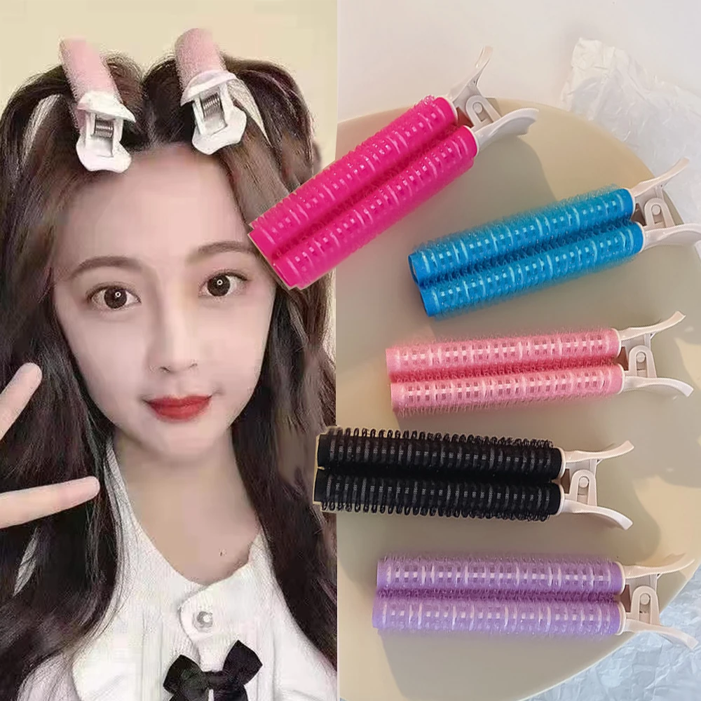 2Pcs Hair Root Fluffy Clip Curly Stick Soild Color Air Bangs Curler Self-adhesive Lazy Curling Hair Tube Wave Hair Styling Tool
2Pcs Hair Root Fluffy Clip Curly Stick Soild Color Air Bangs Curler Self-adhesive Lazy Curling Hair Tube Wave Hair Styling Tool