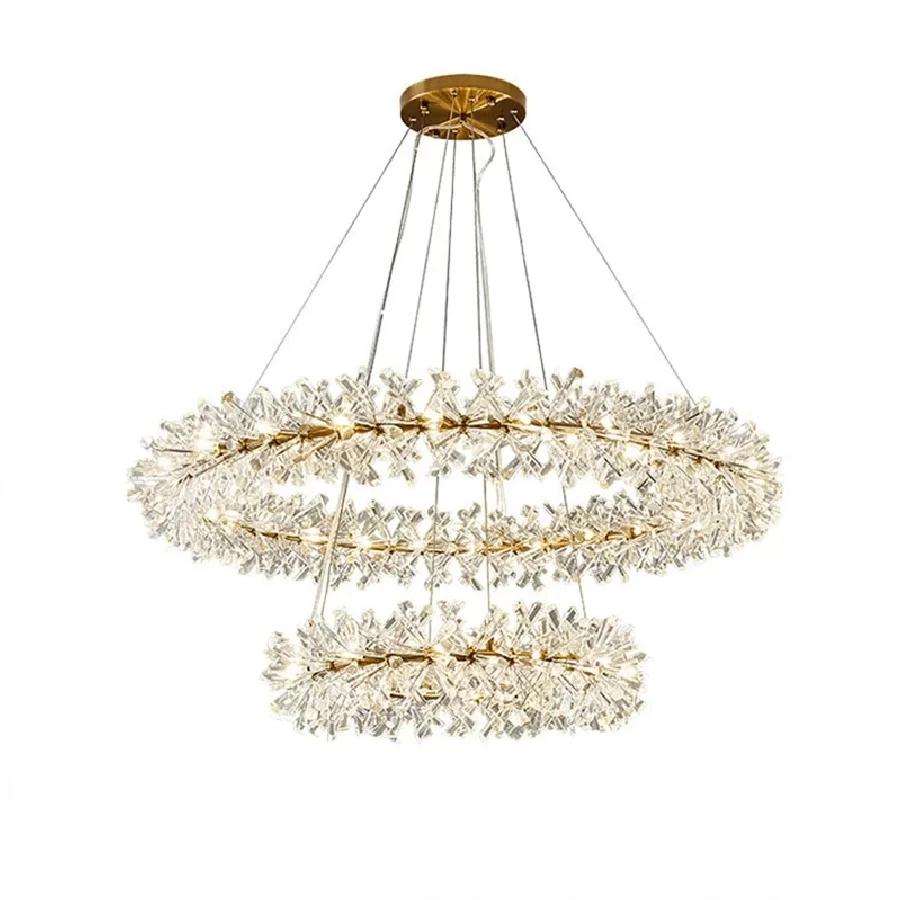 Crystal LED Chandelier Luxury Ceiling Luster for Living Room Bedroom Pendant Lamp Indoor Lighting Home Decoration Accessories
Crystal LED Chandelier Luxury Ceiling Luster for Living Room Bedroom Pendant Lamp Indoor Lighting Home Decoration Accessories