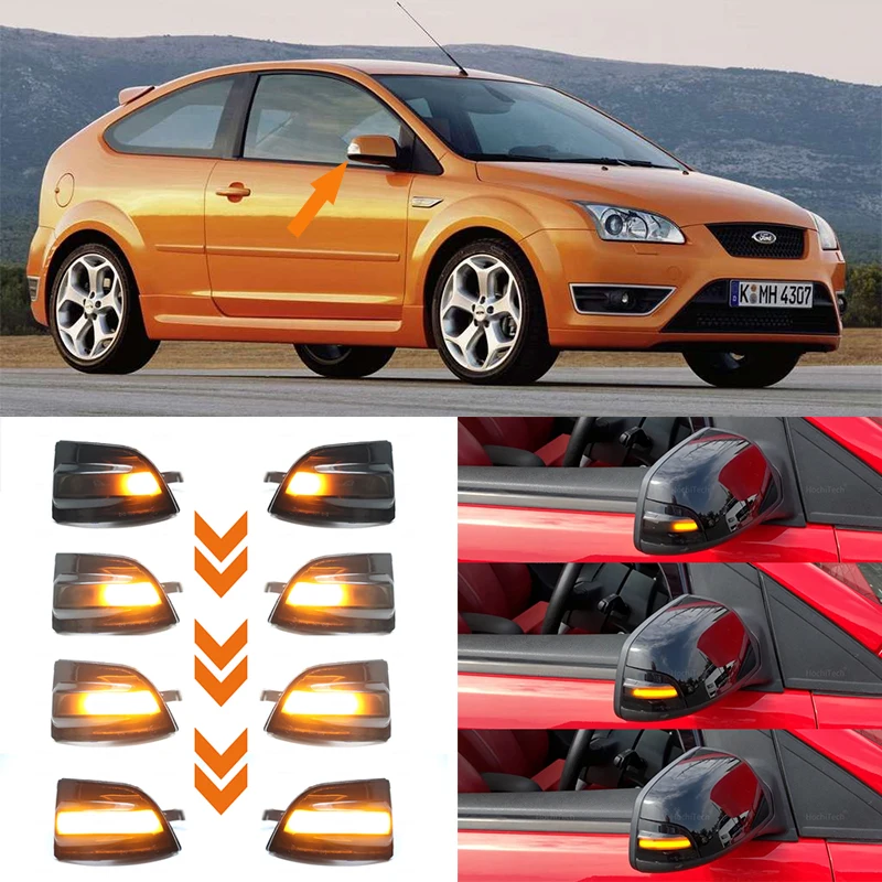 For Ford Focus 2 MK2 2004-2008 C-MAX Dynamic Turn Signal Light LED Side Wing Rearview Mirror Sequential Indicator Blinker Lamp
For Ford Focus 2 MK2 2004-2008 C-MAX Dynamic Turn Signal Light LED Side Wing Rearview Mirror Sequential Indicator Blinker Lamp