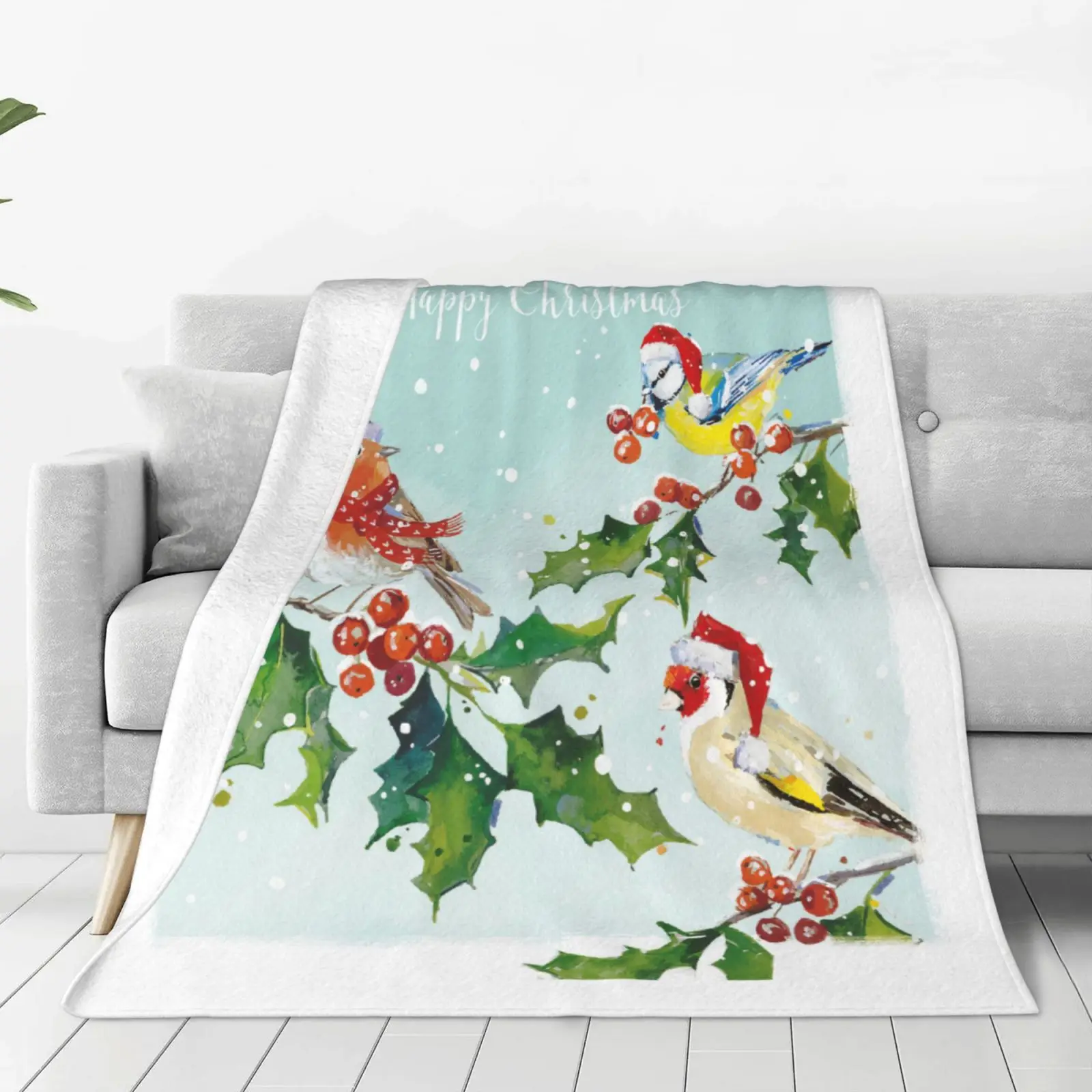 Birds Snowy Christmas Blankets for Beds Flannel Couch Sofa Blankets 80x60 Inch Warm Lightweight Portable Picnic
Birds Snowy Christmas Blankets for Beds Flannel Couch Sofa Blankets 80x60 Inch Warm Lightweight Portable Picnic
