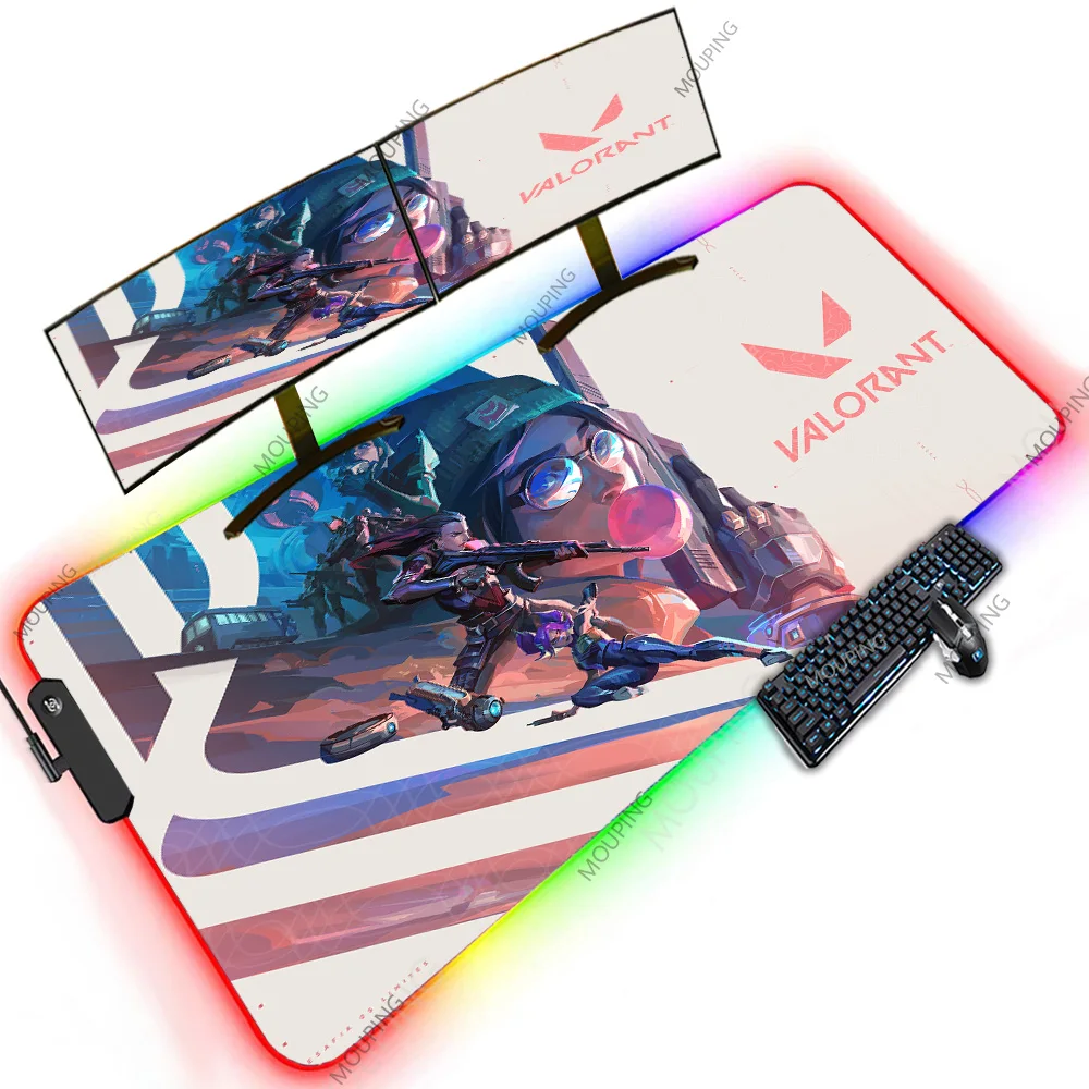 Valorant Aptop Table Gamer Pc Mouse Pad Xxxxl Backlit Rug Keyboard Support and Mice Office Deskpad Accessories LED Rubber Carpet
Valorant Aptop Table Gamer Pc Mouse Pad Xxxxl Backlit Rug Keyboard Support and Mice Office Deskpad Accessories LED Rubber Carpet