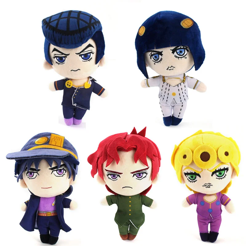 JoJo Bizarre Adventure Kawaii Anime Figure Bruno Kujo Jotaro Soft Stuffed Animals Plush Doll Cute Plushie Toys Kids Girls Gift
JoJo Bizarre Adventure Kawaii Anime Figure Bruno Kujo Jotaro Soft Stuffed Animals Plush Doll Cute Plushie Toys Kids Girls Gift