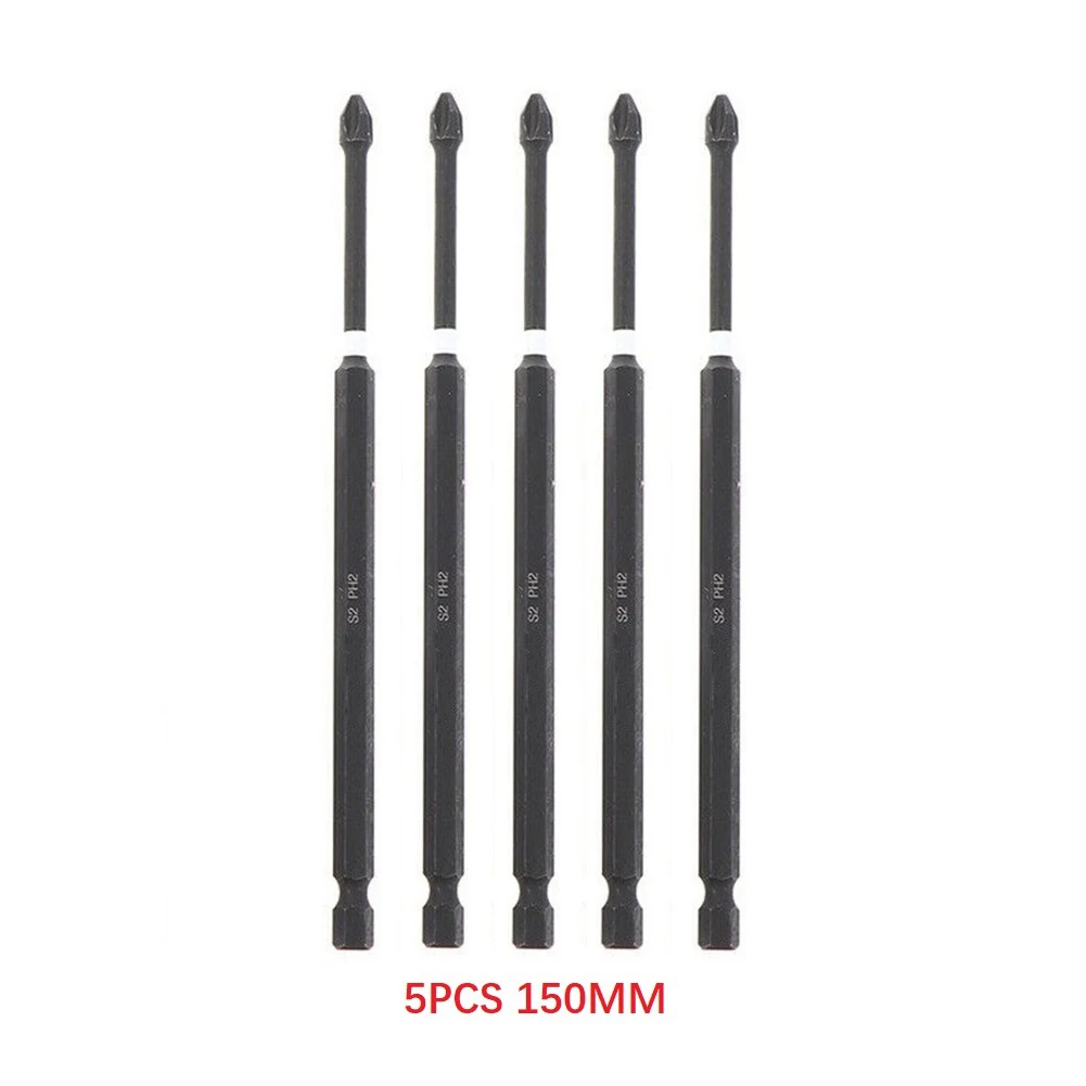 5pcs Magnetic Screwdriver Bit Kit PH2 6.35mm Hex Shank Screwdriver Bit 25/50/65/70/90/150mm Hand Drill Set
5pcs Magnetic Screwdriver Bit Kit PH2 6.35mm Hex Shank Screwdriver Bit 25/50/65/70/90/150mm Hand Drill Set