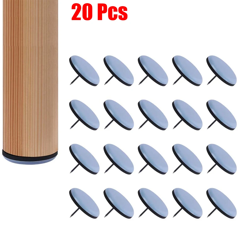 20pcs Furniture Gliders Leg Slider Pad With Nail Feet Furnitures Moving Gliders Mover Floor Protector For Table Sofa Recliner
20pcs Furniture Gliders Leg Slider Pad With Nail Feet Furnitures Moving Gliders Mover Floor Protector For Table Sofa Recliner