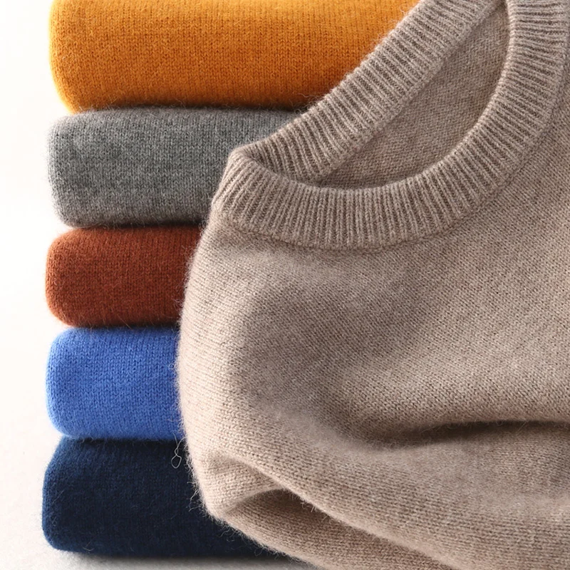 Men Cashmere Sweater 2022 Autumn Winter Casual Solid Color Long Sleeve Knitted Pullovers Top Male Soft Warm O-Neck Jersey Jumper
Men Cashmere Sweater 2022 Autumn Winter Casual Solid Color Long Sleeve Knitted Pullovers Top Male Soft Warm O-Neck Jersey Jumper