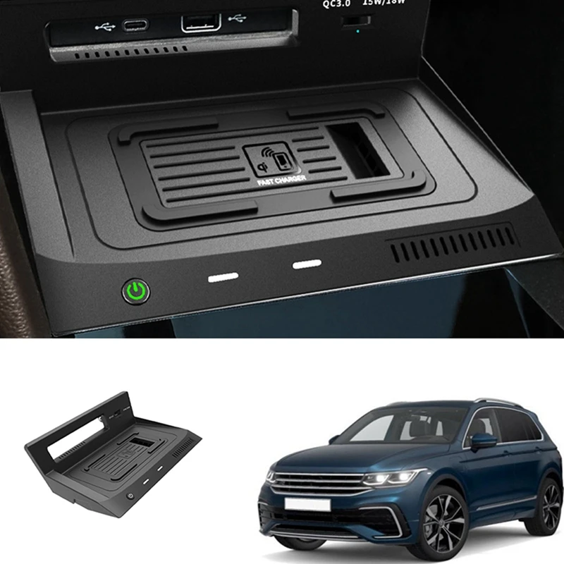 Car 15W USB Wireless Charger Phone Panel For-VW Tiguan L / Tharu 2022 Fast Wireless Charging Pad Holder
Car 15W USB Wireless Charger Phone Panel For-VW Tiguan L / Tharu 2022 Fast Wireless Charging Pad Holder