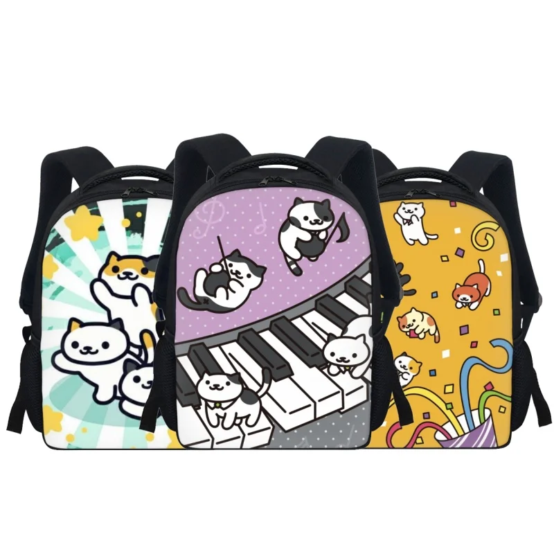 Kindergarten Kids Book Bags Cartoon Kawaii Backpacks for Girls Children Neko Atsume Preschool School Bags Zipper Mochila Mujers
Kindergarten Kids Book Bags Cartoon Kawaii Backpacks for Girls Children Neko Atsume Preschool School Bags Zipper Mochila Mujers