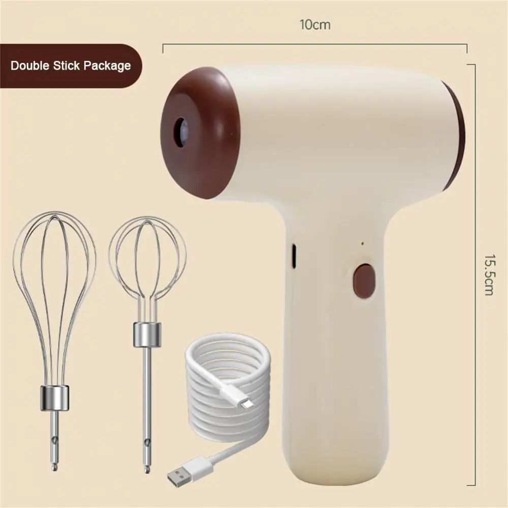Portable Egg Blenders Double-rod Wireless Electric Food Mixer 3-speed High Power Eggbeater Manual Mixer Home Appliance
Portable Egg Blenders Double-rod Wireless Electric Food Mixer 3-speed High Power Eggbeater Manual Mixer Home Appliance