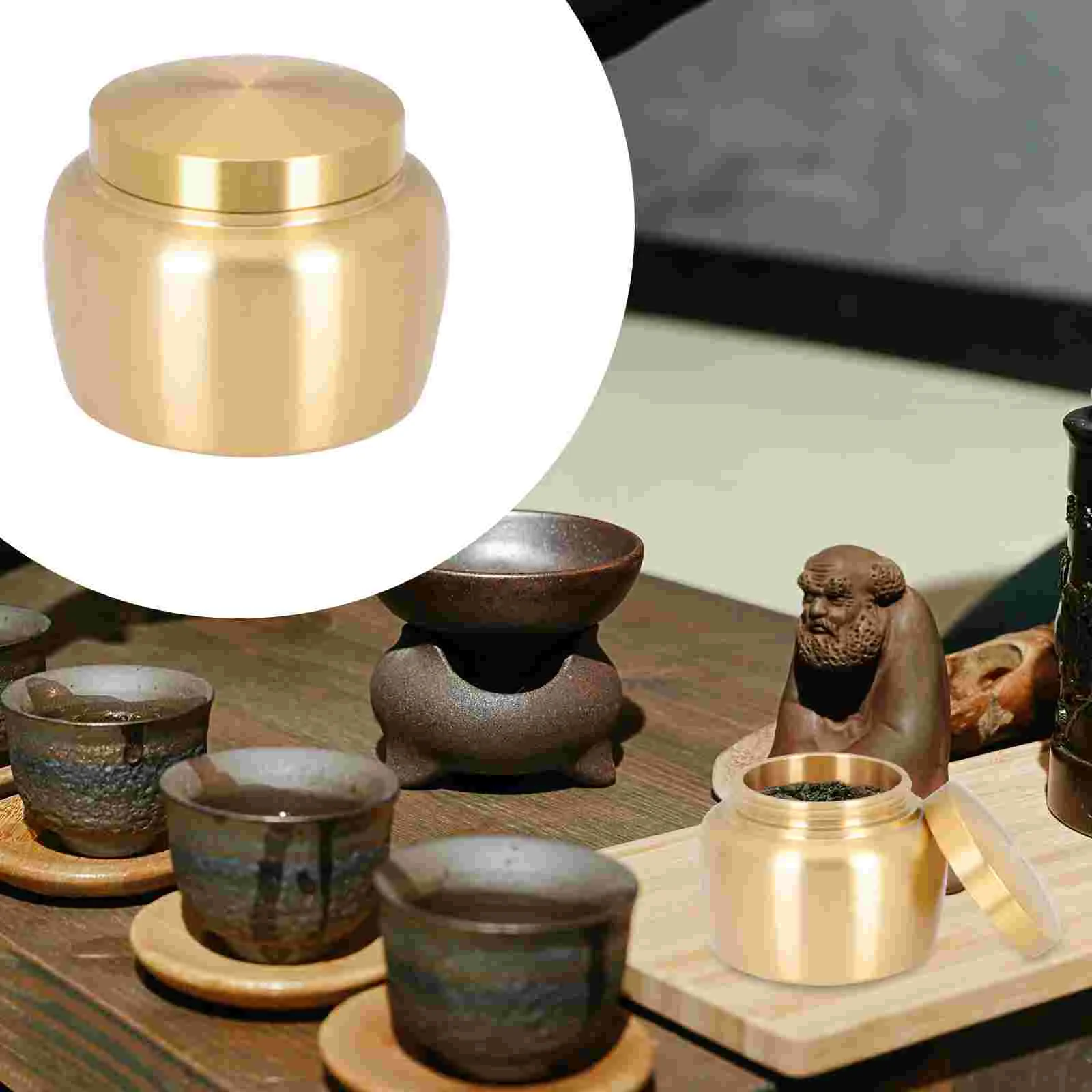 Tea Canister Storage Coffee Container Tin Tins Copper Loose Can Jar Metal Jars Sealed Airtight Bean Leaf Holder Bulk Tinplate
Tea Canister Storage Coffee Container Tin Tins Copper Loose Can Jar Metal Jars Sealed Airtight Bean Leaf Holder Bulk Tinplate