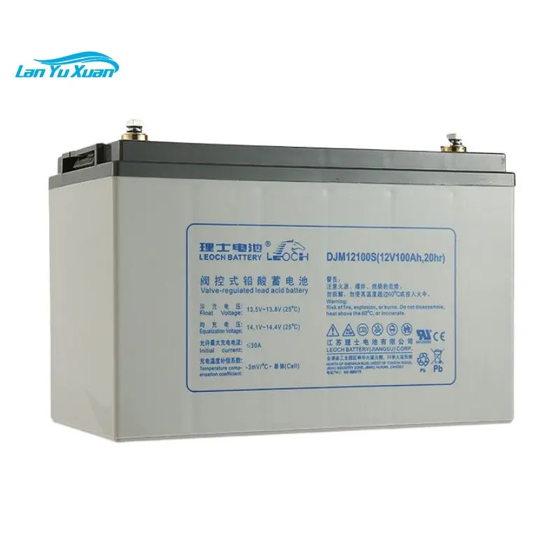 Lishi Battery DJM12-100S12v100a lead-acid maintenance free machine room host base station UPS backup power supply
Lishi Battery DJM12-100S12v100a lead-acid maintenance free machine room host base station UPS backup power supply
