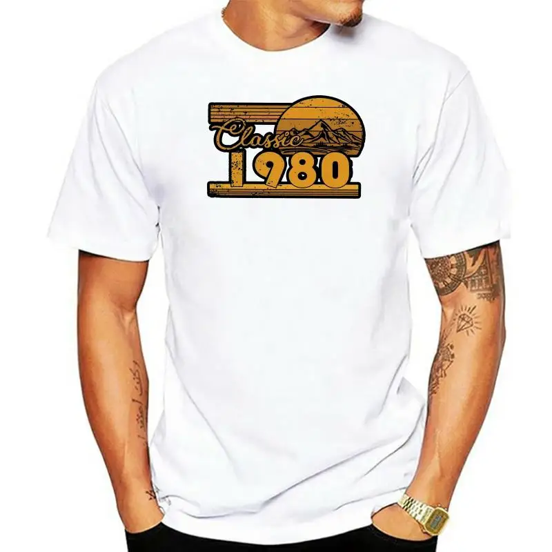 Cool 40th Birthday Classic 1980 40 Year Awesome T Shirts Men's Fashion Summer Short Sleeves Graphic Tshirt Male 80s Clothing
Cool 40th Birthday Classic 1980 40 Year Awesome T Shirts Men's Fashion Summer Short Sleeves Graphic Tshirt Male 80s Clothing
