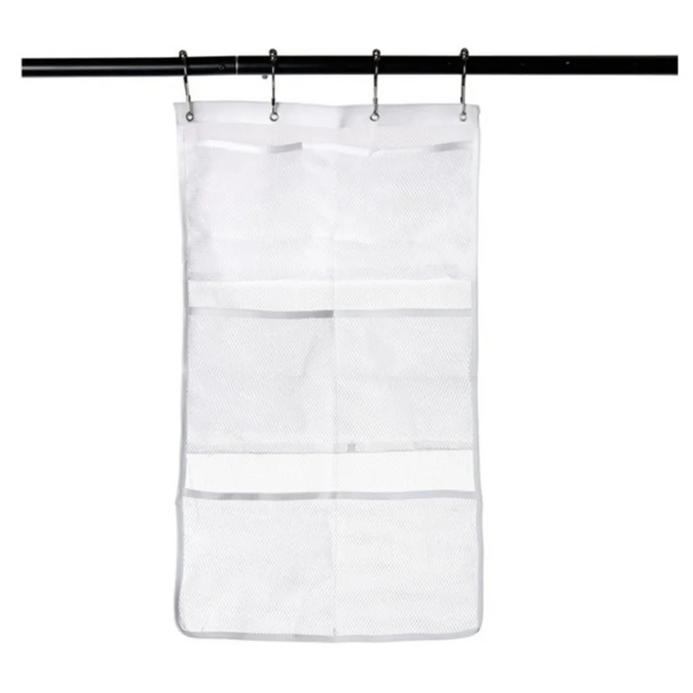 Mesh Hanging Caddy Organizer with 6 Pockets Shower Curtain Rod Liner Hanging Organizer Storage Pockets Bathroom Hanger Organizer
Mesh Hanging Caddy Organizer with 6 Pockets Shower Curtain Rod Liner Hanging Organizer Storage Pockets Bathroom Hanger Organizer