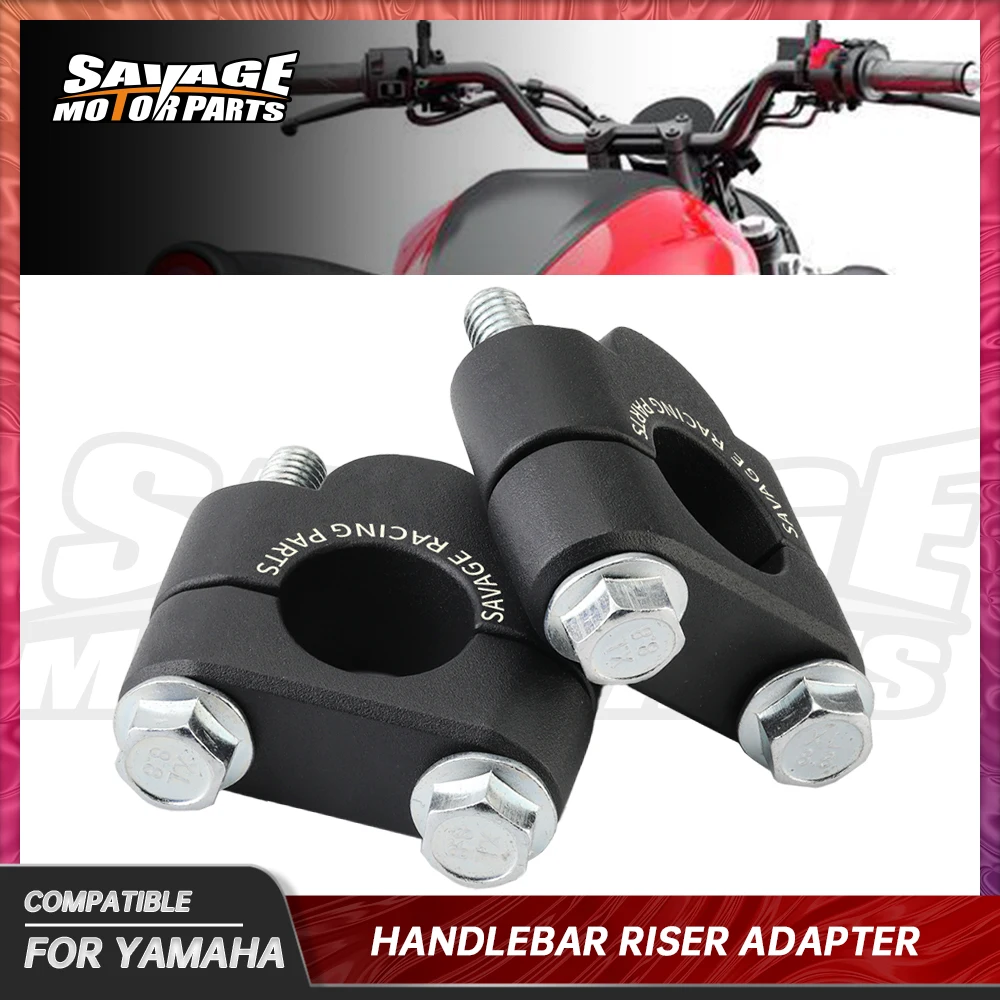 For YAMAHA FZ25 FZ03 MT25 MT03 XSR125 XSR155 XTZ250 Motorcycle Handlebar Riser Adapter Motorbike Parts Handle Mount Clamp Risers
For YAMAHA FZ25 FZ03 MT25 MT03 XSR125 XSR155 XTZ250 Motorcycle Handlebar Riser Adapter Motorbike Parts Handle Mount Clamp Risers