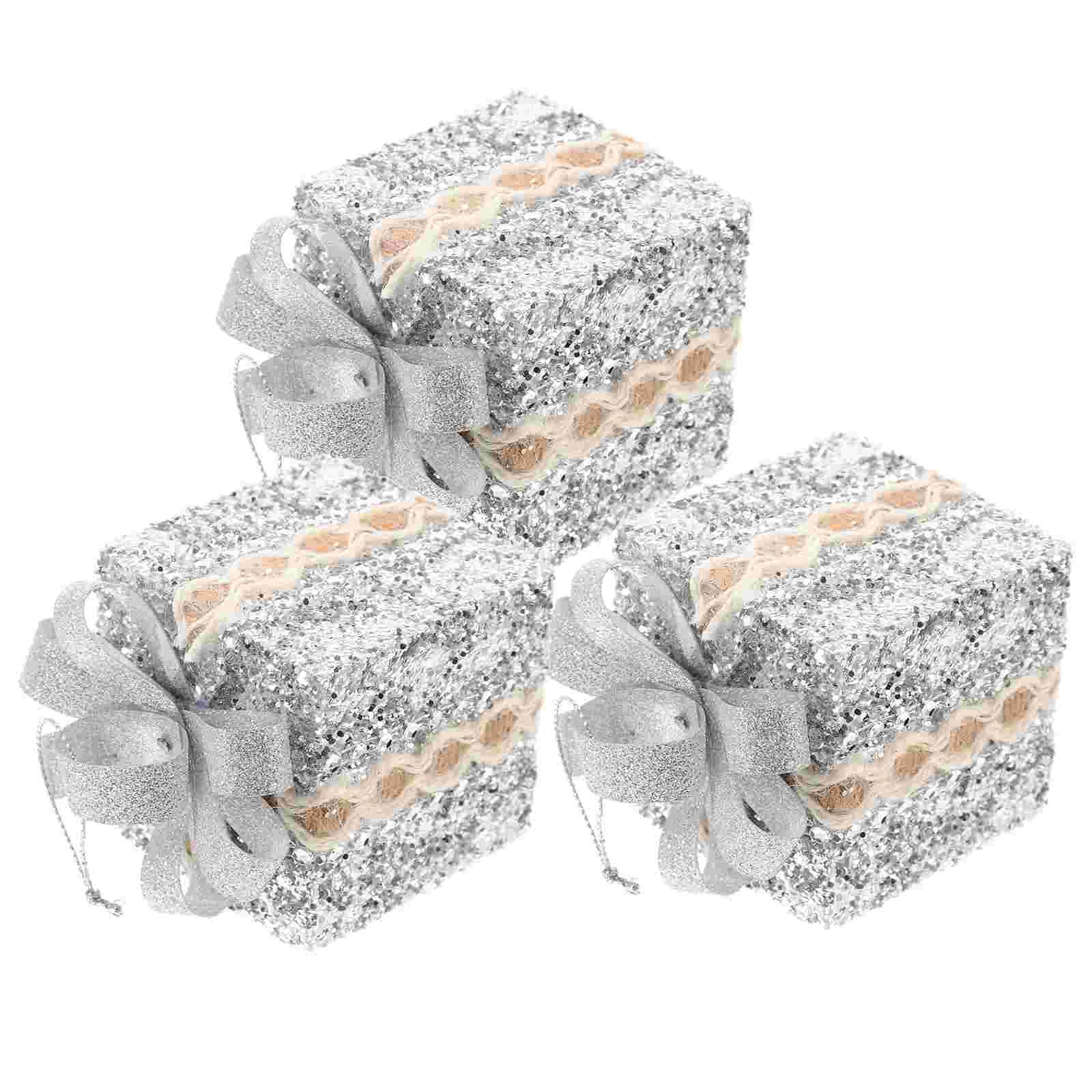 Christmas Tree Small Gift Boxes Mini Gift Boxes Christmas Tree Ornaments Present Decoration Xmas Tree Party Holiday Decor Silver
Christmas Tree Small Gift Boxes Mini Gift Boxes Christmas Tree Ornaments Present Decoration Xmas Tree Party Holiday Decor Silver
