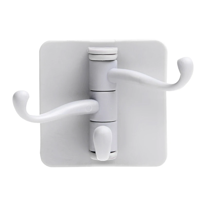 4 Pcs Multifunctional Hanger 180° Rotatable Adhesive Hooks Washcloth Hook for Hanging Towel Coat Brush Keys Punch-free
4 Pcs Multifunctional Hanger 180° Rotatable Adhesive Hooks Washcloth Hook for Hanging Towel Coat Brush Keys Punch-free