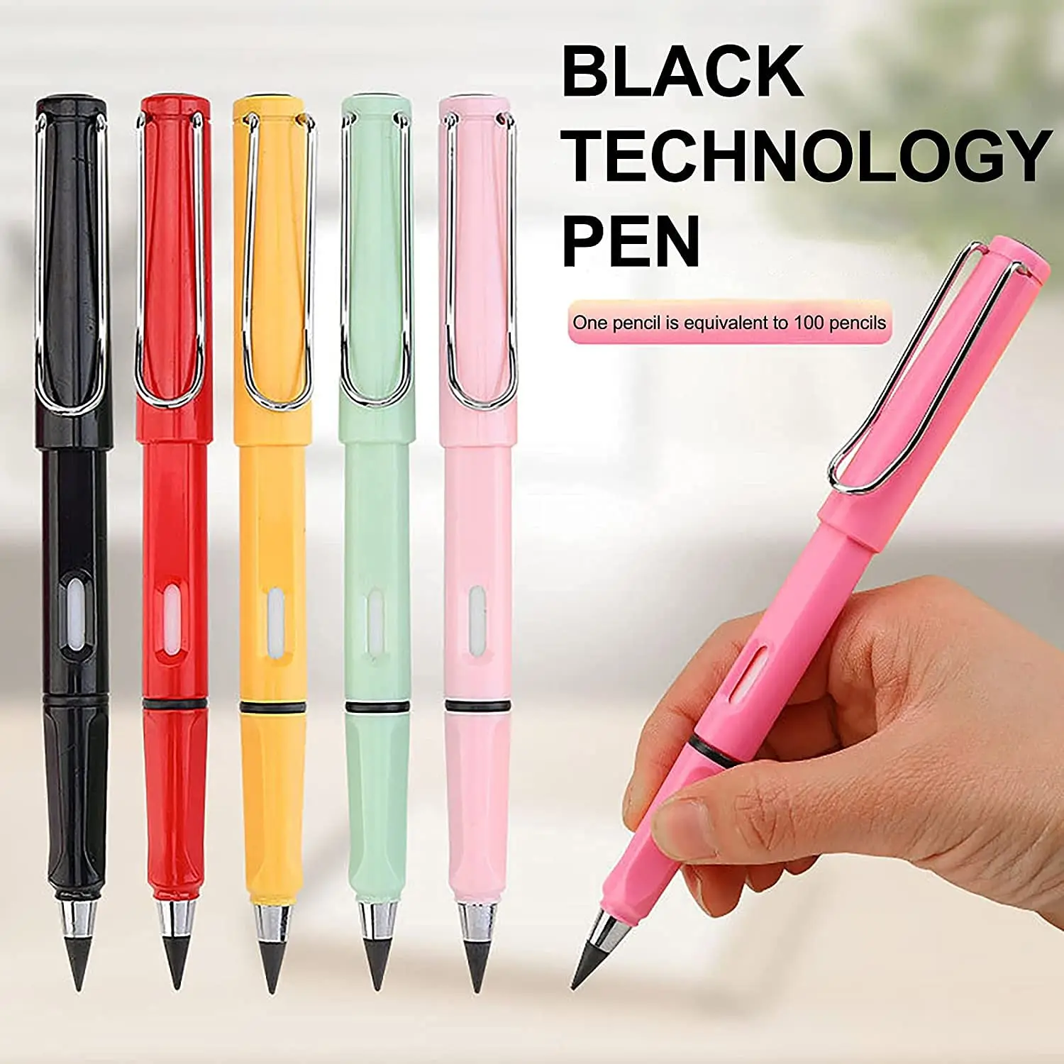 6 Pcs/Set No Ink Pen Magic Pencils Eternal Pencil Unlimited Writing for Writing Art Sketch Stationery Kawaii Pen School Supplies
6 Pcs/Set No Ink Pen Magic Pencils Eternal Pencil Unlimited Writing for Writing Art Sketch Stationery Kawaii Pen School Supplies