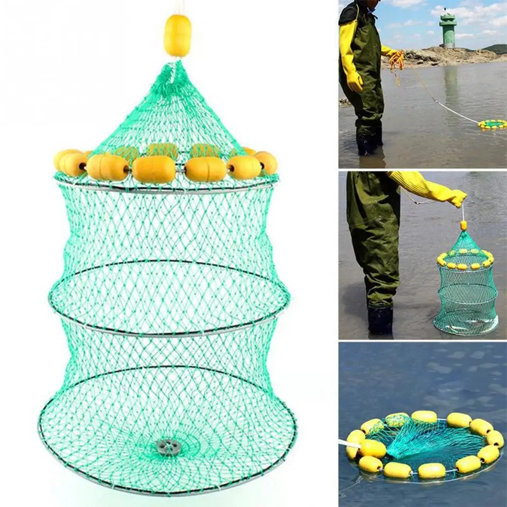 1PCS 3 Layer Foldable Fishing Cage Portable Automatic Floating Ball Fishing Net Fishing Tackle Accessories Dropshipping
1PCS 3 Layer Foldable Fishing Cage Portable Automatic Floating Ball Fishing Net Fishing Tackle Accessories Dropshipping