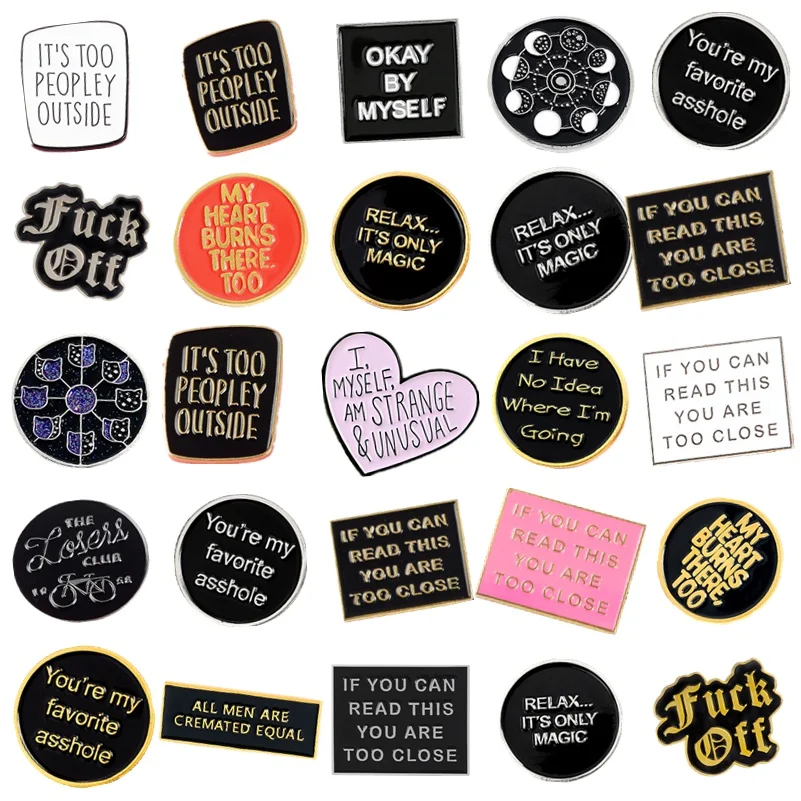 Creative Cartoon Enamel Pin Okay Be Myself Fashion USSR Brooch Funny Badges Be Kind Anime Pins Art Fashion Anime Pin
Creative Cartoon Enamel Pin Okay Be Myself Fashion USSR Brooch Funny Badges Be Kind Anime Pins Art Fashion Anime Pin